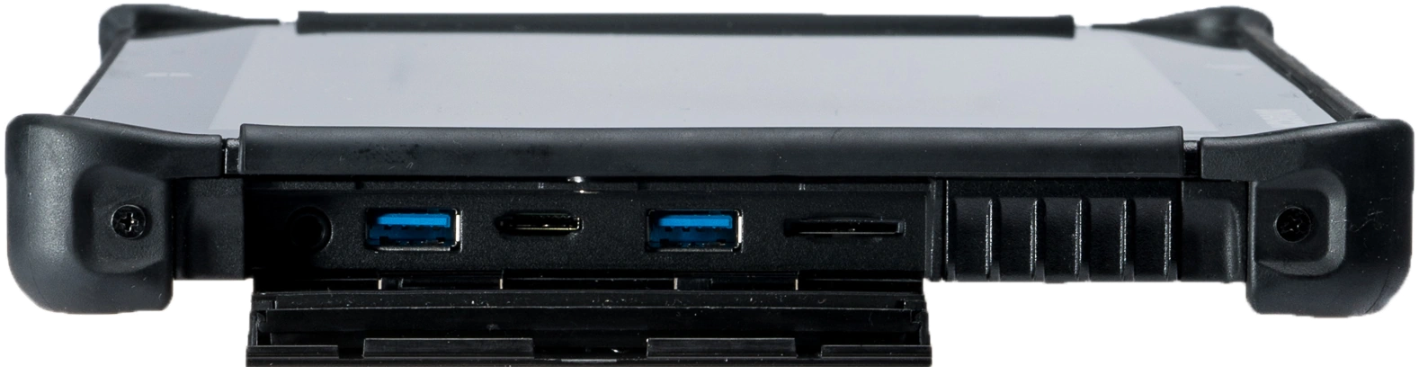 Durabook R11L vista lateral con tapa abierta
